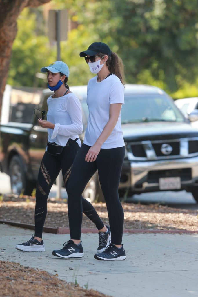 Christina Schwarzenegger in a Black Cap