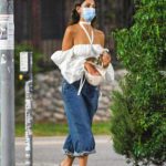 Eiza Gonzalez in a White Blouse Was Seen Out in Los Angeles