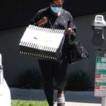 Mindy Kaling Was Spotted with Large Shopping Bags in West Hollywood