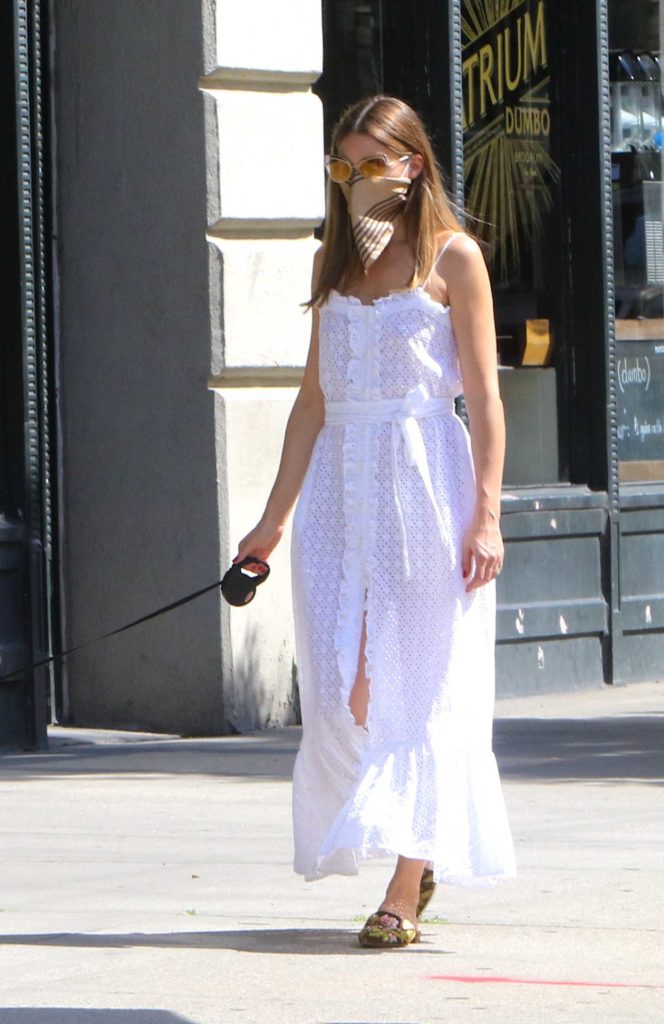 Olivia Palermo in a White Dress