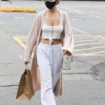 Bailee Madison in a White Sweatpants Was Seen Out in Vancouver