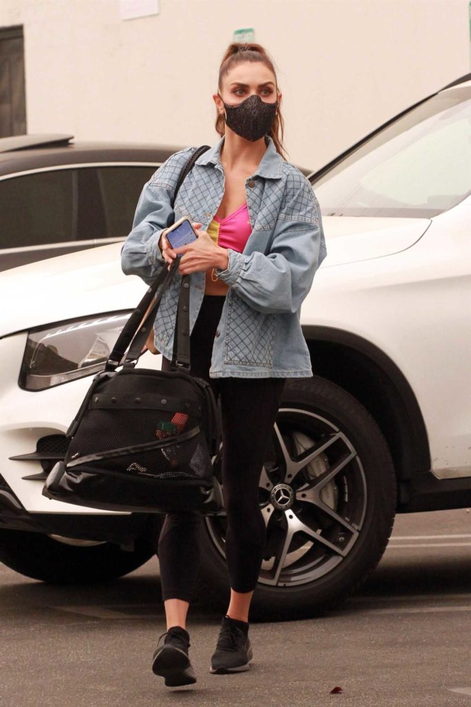 Jenna Johnson in a Grey Jacket