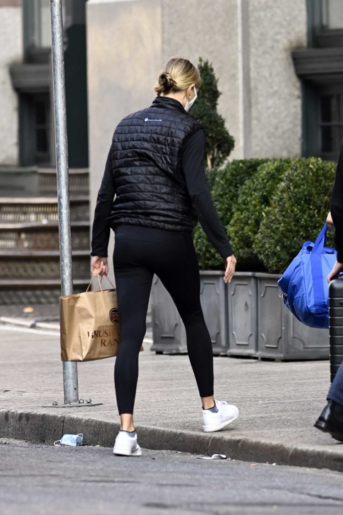 Karlie Kloss in a Black Jacket