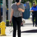 Kelly Osbourne in a Grey Tee Was Seen Out in West Hollywood