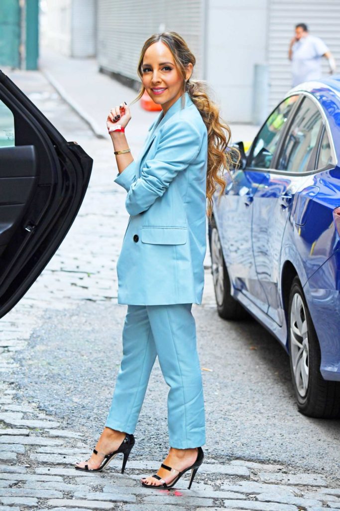 Lilliana Vazquez in a Light Blue Suit