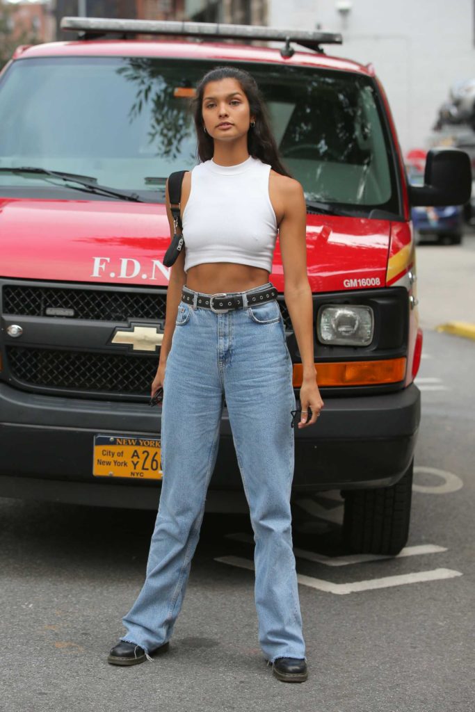 Livia Rangel in a White Top