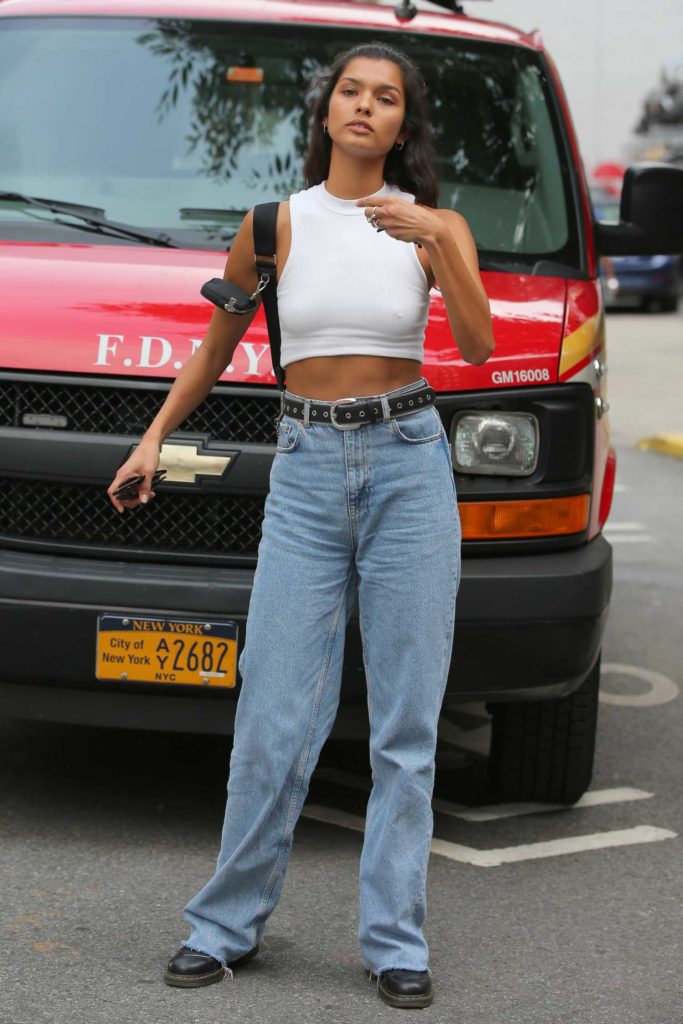 Livia Rangel in a White Top