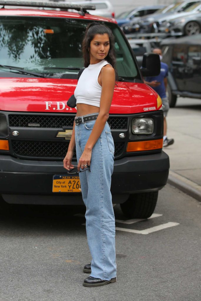 Livia Rangel in a White Top