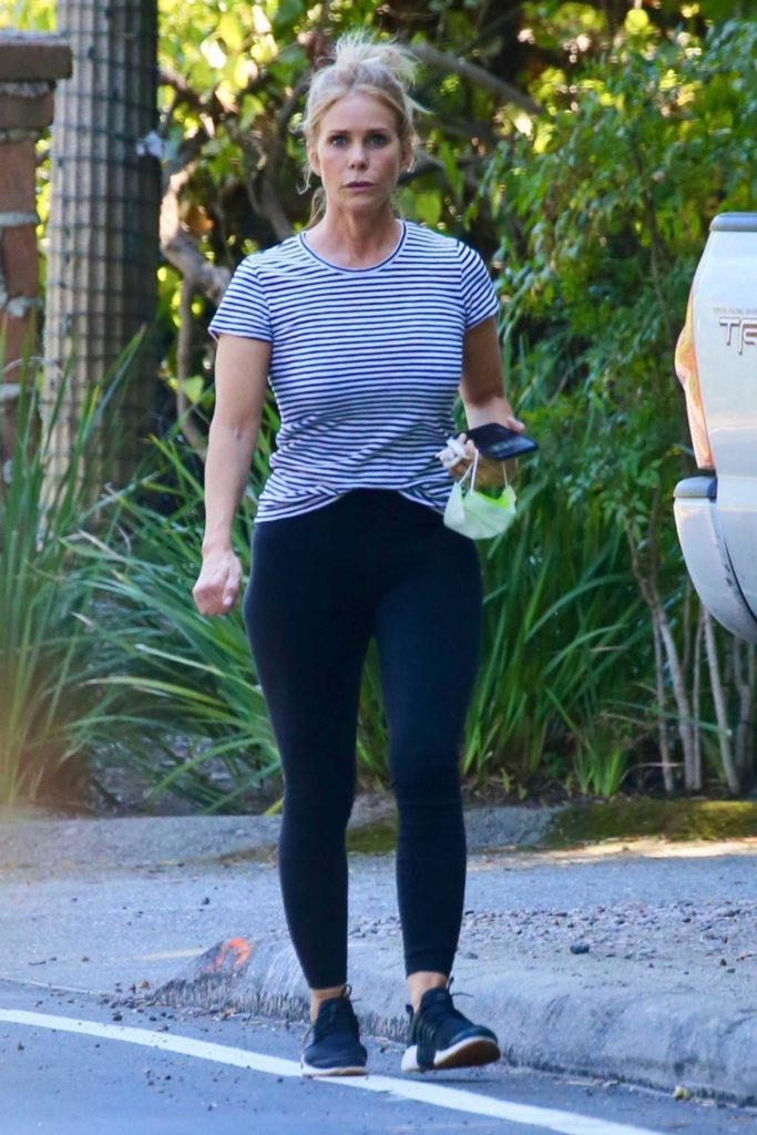 Cheryl Hines in a Striped Tee