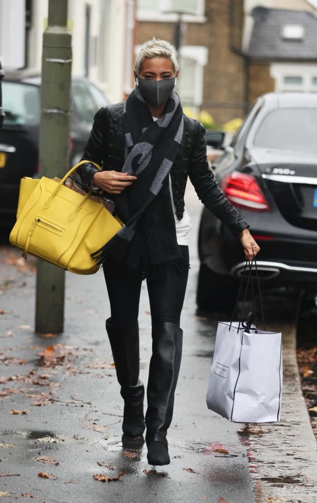 Karen Hauer in a Protective Mask