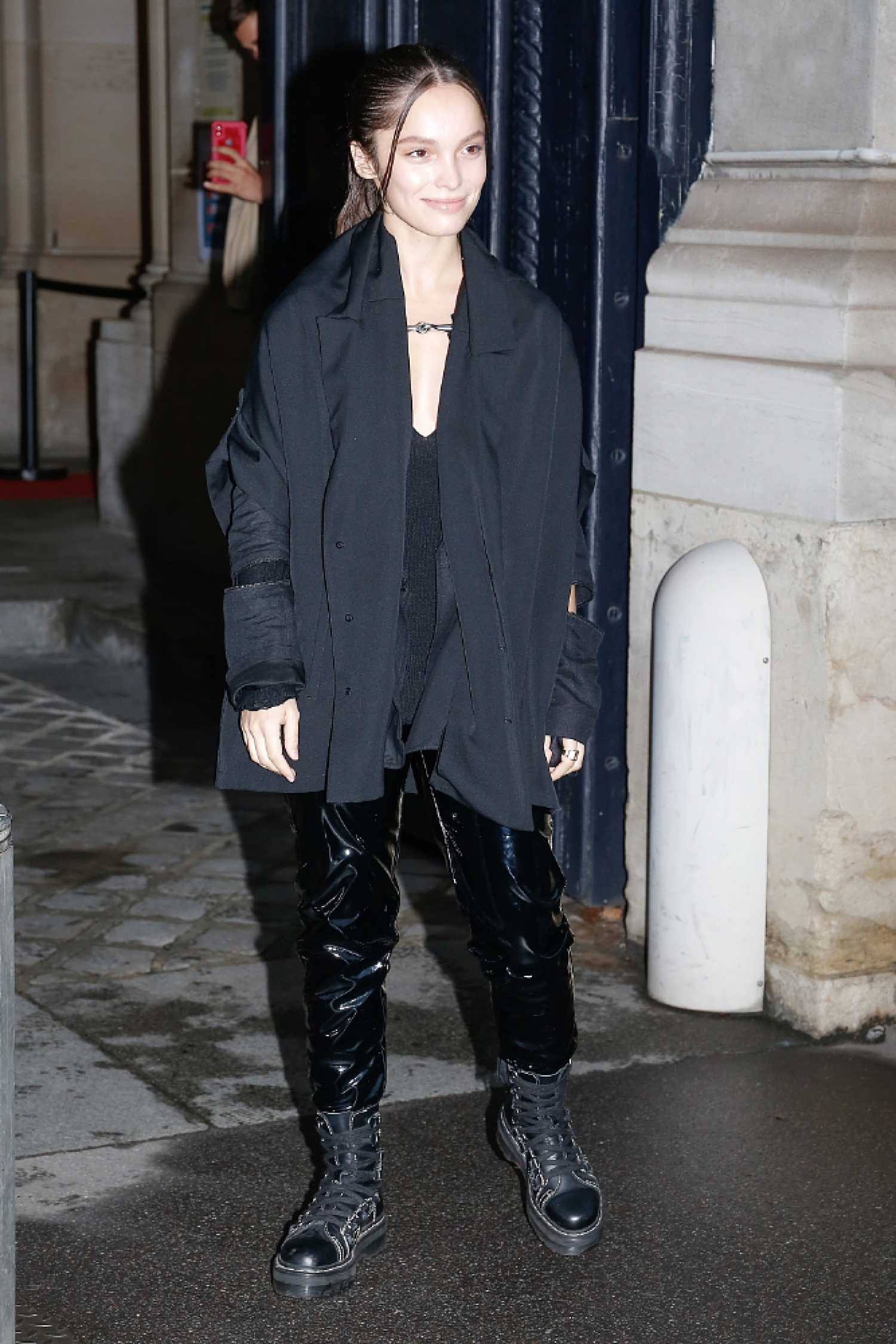 Lola Le Lann Attends 2021 Yohji Yamamoto Fashion Show During Paris ...