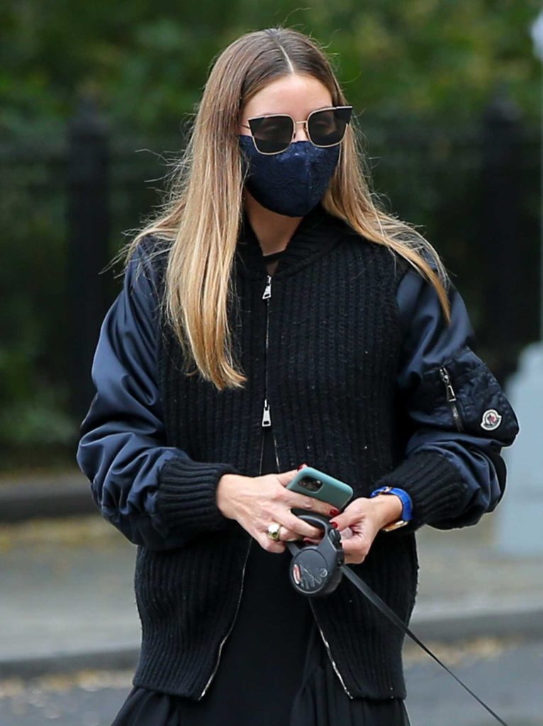 Olivia Palermo in a Protective Mask