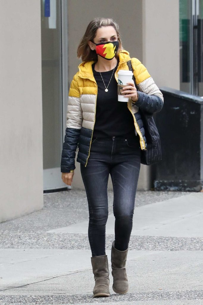 Rachael Leigh Cook in a Protective Mask