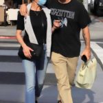 Robin Wright in a Protective Mask Was Seen Out with Her Husband Clement Giraudet in Beverly Hills