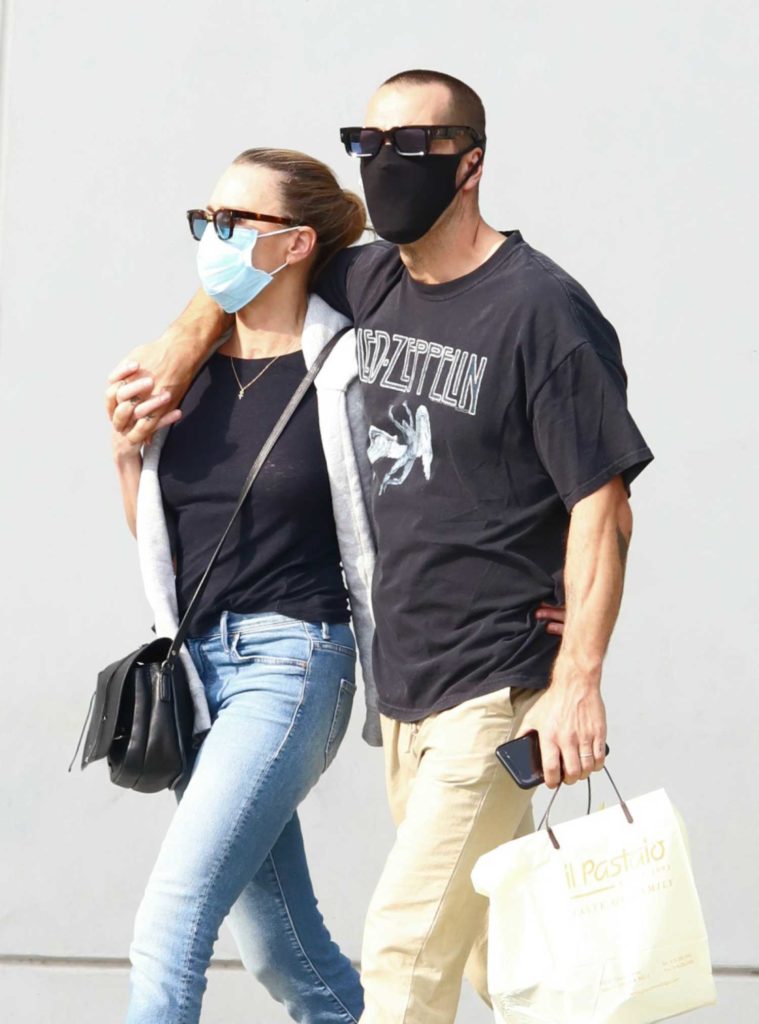 Robin Wright in a Protective Mask