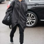 Janette Manrara in a Black Protective Mask Arrives at Strictly Rehearsals in London