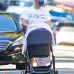 Joe Jonas in a White Tee Takes His Daughter Willa on a Walk in Los Angeles