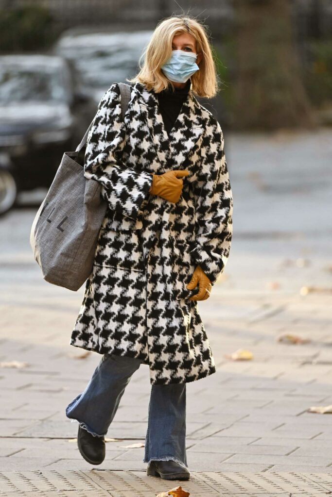 Kate Garraway in a Protective Mask