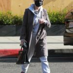 Kelly Osbourne in a Tan Coat Visits the Doctor for an Appointment in Beverly Hills
