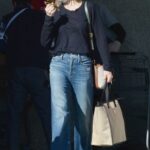 Kyra Sedgwick in a Protective Mask Goes Grocery Shopping at Gelsons in Los Angeles