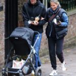Nicole Appleton in a White Sneakers Was Seen Out in London
