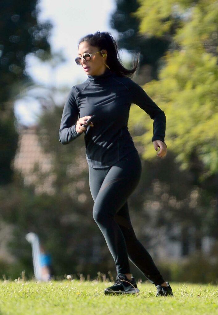 Nicole Scherzinger in a Black Outfit