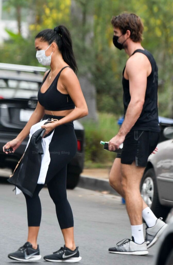Nicole Scherzinger in a Black Top Leaves Her Gym Workout in Los Angeles ...