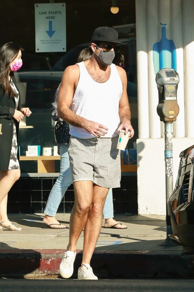 Zachary Quinto in a White Tank