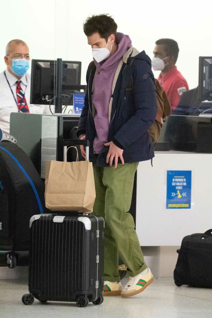 Andrew Garfield in a Green Pants