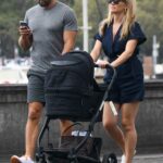 Anna Heinrich in a White Sneakers Was Seen Out with Tim Robards in Sydney