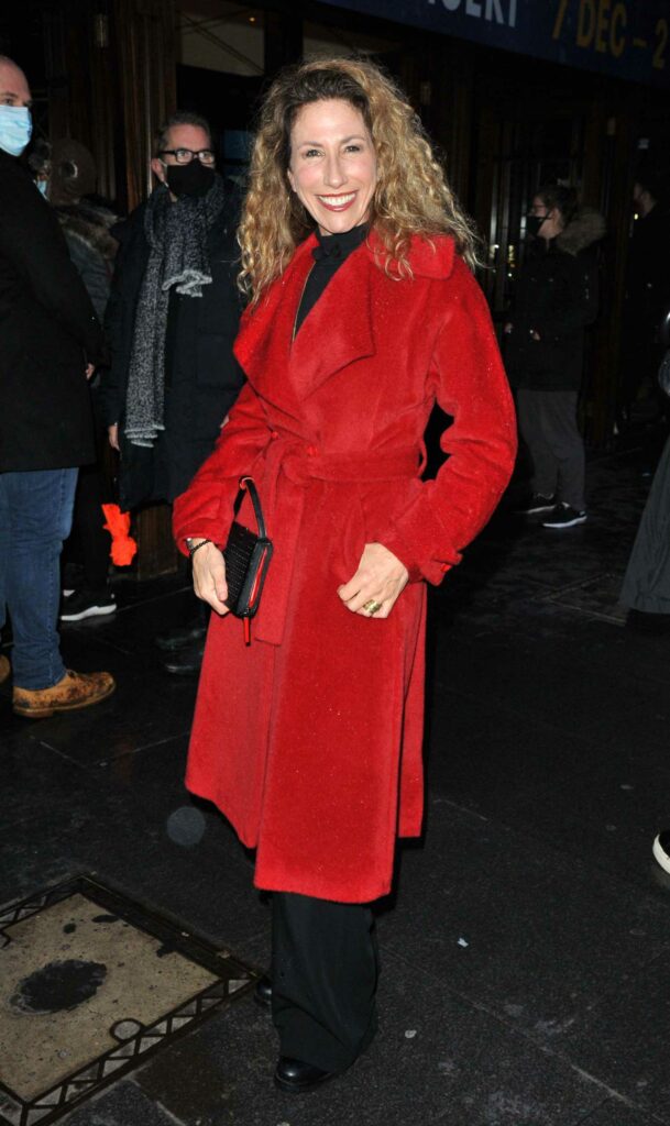 Gaynor Faye in a Red Coat