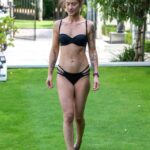 Katie Waissel in a Black Bikini Was Seen Filming for Her Fitness Bootcamp Website The Shed in Rhodes
