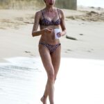 Kristen Pazik in Bikini on the Beach in Barbados