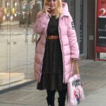Vanessa Feltz in a Pink Puffer Coat Was Seen Out in Central London