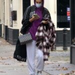 Zara McDermott in a Purple Hoodie Was Seen Out in London