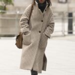 Anita Rani in a Tan Coat Arrives at the BBC Radio 4 in London