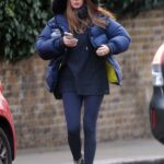 Millie Mackintosh in a Blue Puffer Jacket Was Seen Out with a Friend in London