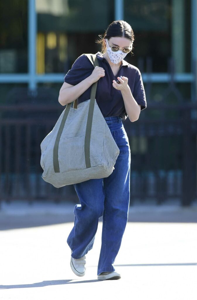 Rooney Mara in a Protective Mask
