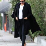 Katharine McPhee in a Black Cardigan Was Seen Out in West Hollywood