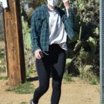 Rooney Mara in a Plaid Shirt Goes for a Hike Out in Los Angeles