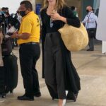 Stacy Keibler in a White Sneakers Was Seen Out in Cancun