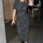 Alex Jones in a Floral Dress Was Seen Out in London
