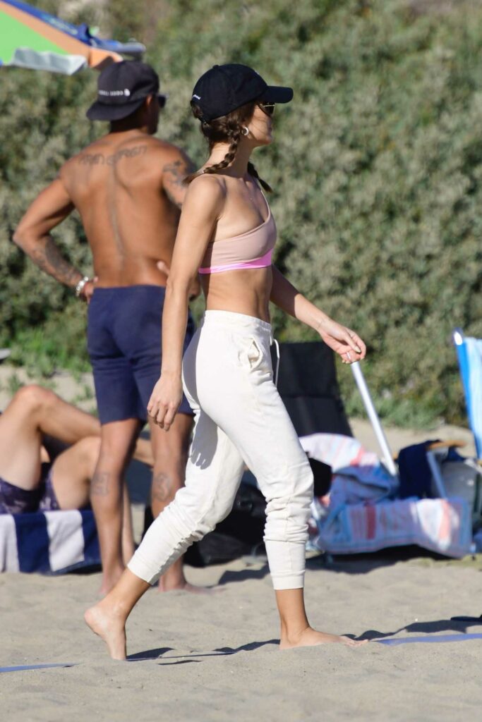 Camila Coelho in a Bikini Top