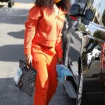 Kelly Rowland in an Orange Sweatsuit Was Seen Out in Brentwood