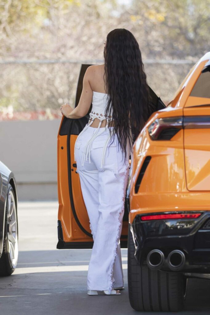 Kylie Jenner in a White Top
