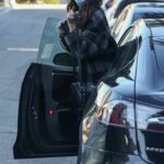 Terri Seymour in a Plaid Coat Was Seen Out in Los Angeles