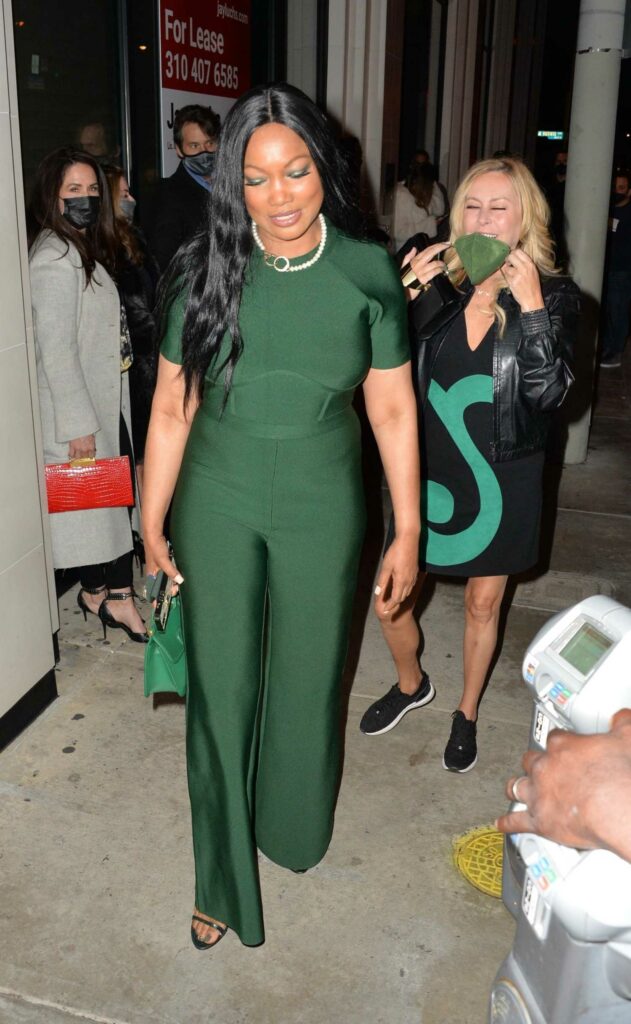 Garcelle Beauvais in a Green Outfit