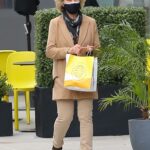 Jessica Lange in a Beige Outfit Was Seen Out in New York