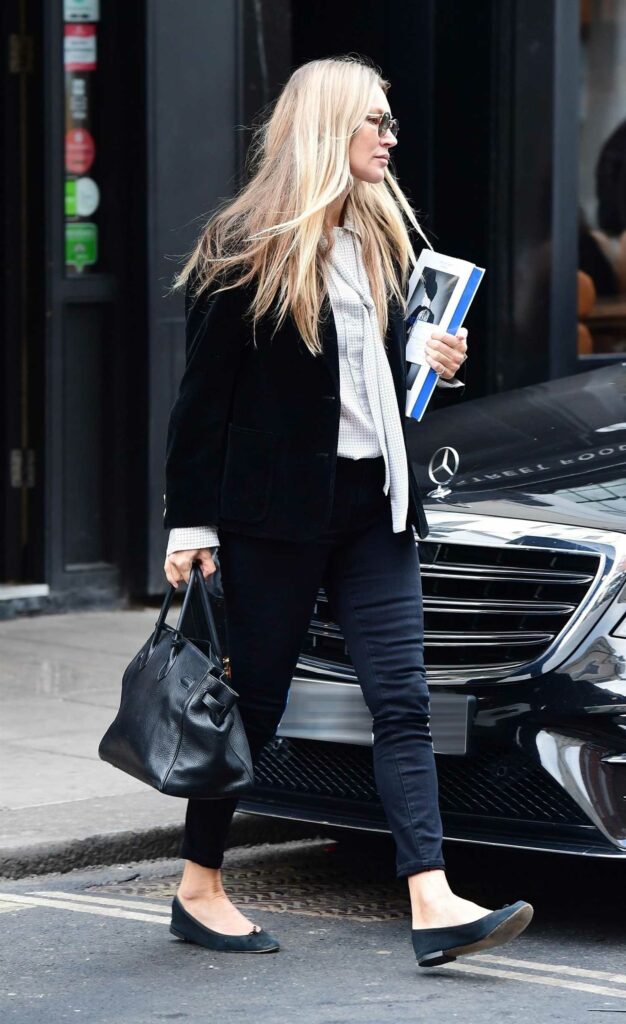 Kate Moss in a Black Blazer