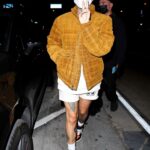 Kehlani in a Yellow Jacket Steps Out for a Late Bite in West Hollywood